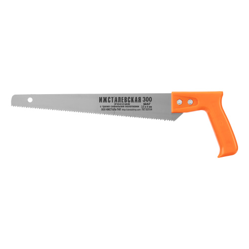 Ножовка по дереву, 300 мм, 3 сменных полотна, пластиковая рукоятка по ценам производителя в Краснодаре с доставкой по всей России