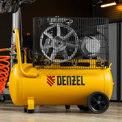Компрессор воздушный BCI2300/50, ременный привод, 2.3 кВт, 50 литров, 400 л/мин Denzel по ценам производителя в Краснодаре с доставкой по всей России