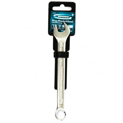 Ключ комбинированный 12 мм, CrV, холодный штамп Gross по ценам производителя в Краснодаре с доставкой по всей России