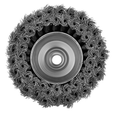 Щетка для УШМ, 125 мм, М14, "чашка", двухрядная, крученая проволока 0.5 мм Matrix по ценам производителя в Краснодаре с доставкой по всей России