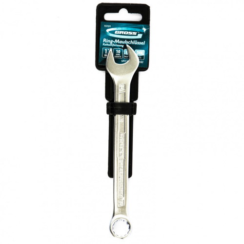 Ключ комбинированный 12 мм, CrV, холодный штамп Gross по ценам производителя в Краснодаре с доставкой по всей России