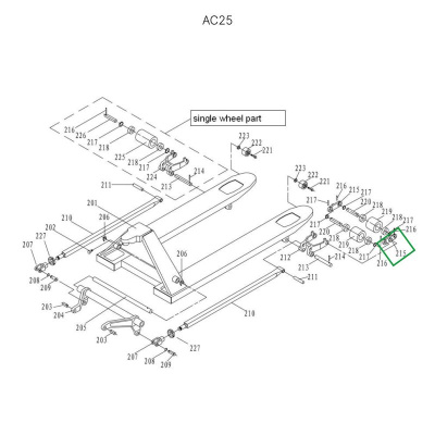 Соединительная пластина подвильных роликов гидравлических тележек AC25 по ценам производителя в Краснодаре с доставкой по всей России