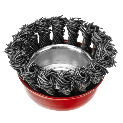 Щетка для УШМ, 65 мм, М14, "чашка", крученая проволока 0.8 мм Matrix по ценам производителя в Краснодаре с доставкой по всей России