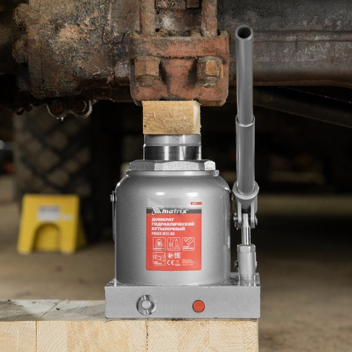 Домкрат гидравлический бутылочный, 50 т, h подъема 236-356 мм Matrix по ценам производителя в Краснодаре с доставкой по всей России