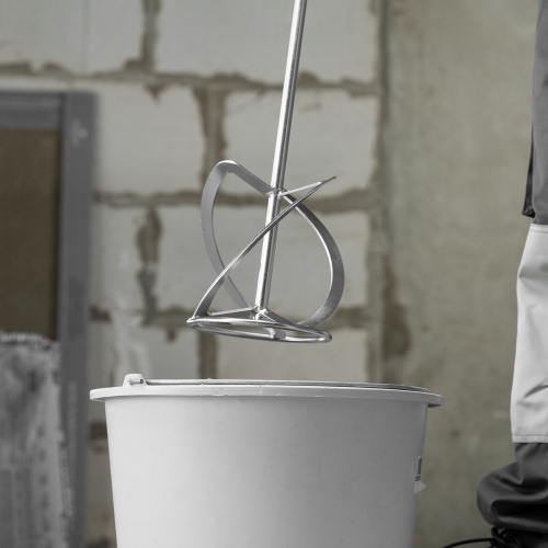 Насадка для миксера, для тяжелых растворов, 160 х 590 мм, оцинкованная, хвостовик резьба М14 Сибртех по ценам производителя в Краснодаре с доставкой по всей России