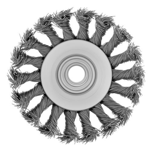 Щетка для УШМ, 100 мм, М14, "тарелка", крученая металлическая проволока Сибртех по ценам производителя в Краснодаре с доставкой по всей России