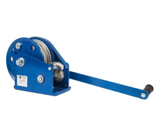Лебедка ручная барабанная  с тросом  540кг  20м стальной корпус TOR BHW по ценам производителя в Краснодаре с доставкой по всей России