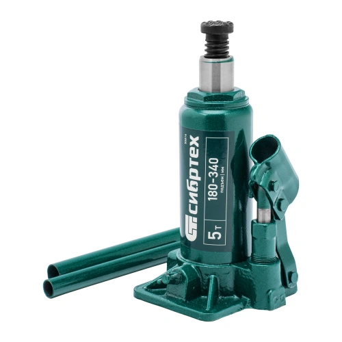 Домкрат гидравлический бутылочный, 5 т, 180-340 мм, в пласт. кейсе Сибртех по ценам производителя в Краснодаре с доставкой по всей России