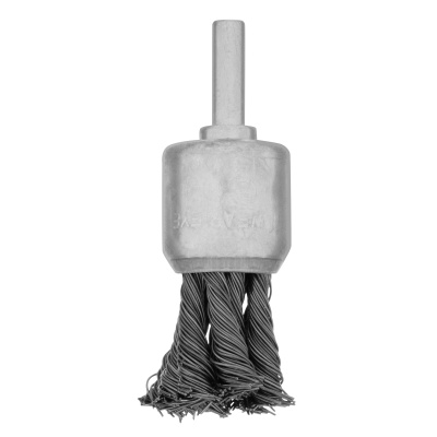 Щетка для дрели, 25 мм, "чашка" со шпилькой, крученая металлическая проволока Matrix по ценам производителя в Краснодаре с доставкой по всей России