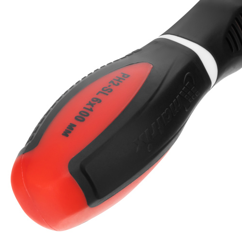 Отвертка комбинированная, SL6/PH2, CrV, двухкомпонентная рукоятка Matrix по ценам производителя в Краснодаре с доставкой по всей России