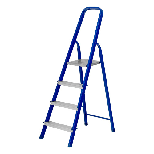 Стремянка, 4 ступени, стальной профиль, алюминиевые ступени Сибртех по ценам производителя в Краснодаре с доставкой по всей России