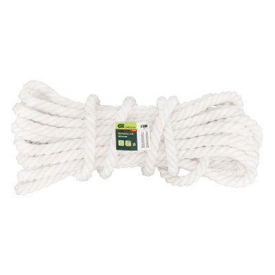 Веревка х/б, D 18 мм, L 11 м, крученая, 567 кгс Сибртех по ценам производителя в Краснодаре с доставкой по всей России