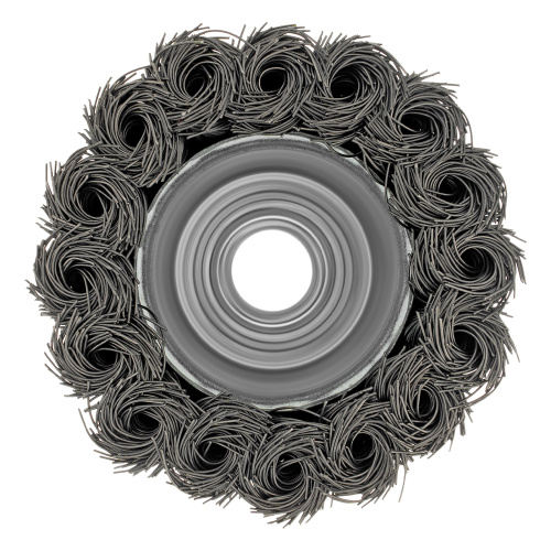 Щетка для УШМ, 65 мм, М14, "чашка", крученая проволока 0.35 мм Matrix по ценам производителя в Краснодаре с доставкой по всей России