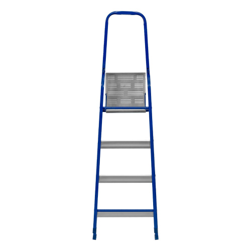 Стремянка, 4 ступени, стальной профиль, алюминиевые ступени Сибртех по ценам производителя в Краснодаре с доставкой по всей России