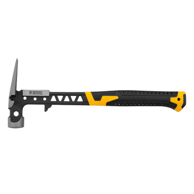 Молоток строительный 450 г, цельнокованый,боек с магнитом, двухкомп. обрезин. рук-ка Denzel по ценам производителя в Краснодаре с доставкой по всей России