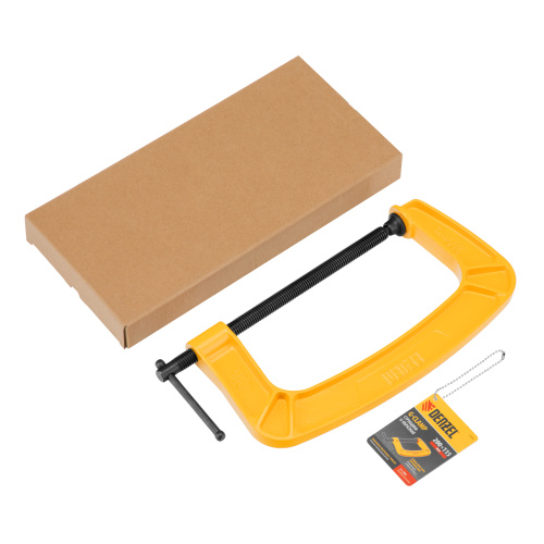 Струбцина G-образная, усиленная, 200 мм Denzel по ценам производителя в Краснодаре с доставкой по всей России