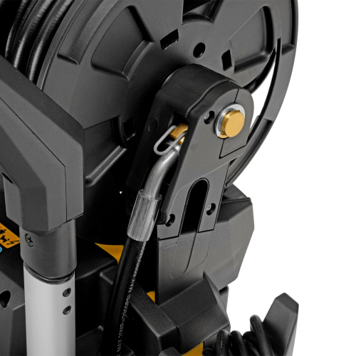 Моечная машина высокого давления R-210iD, 2600 Вт, 210 бар, 8.0 л/мин, асинхронный двигатель, барабан Denzel по ценам производителя в Краснодаре с доставкой по всей России