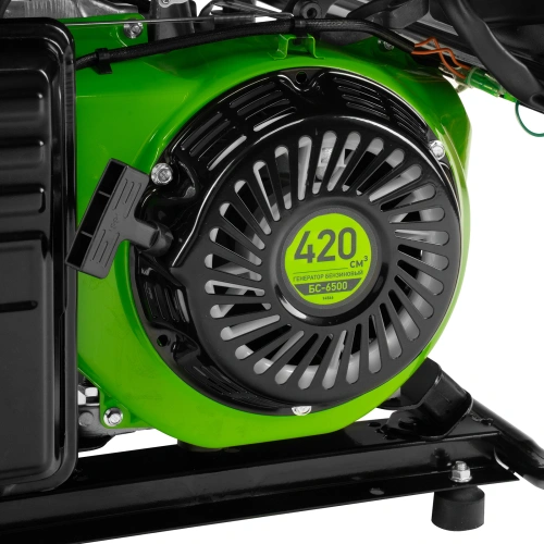 Генератор бензиновый БС-6500, 5.5 кВт, 230В, четырехтактный, 25 л, ручной стартер Сибртех по ценам производителя в Краснодаре с доставкой по всей России