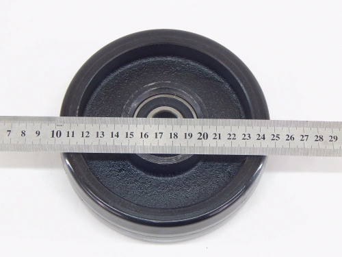 Колесо полиуретан 150х50 мм с подшипником для тележек гидравлических BFWL/BFL10/BFL15 по ценам производителя в Краснодаре с доставкой по всей России