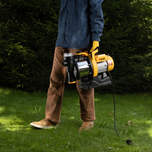 Садовый поверхностный насос GP1100SS, 1100 Вт, 4000 л/ч, подъем 45 м, пластик Denzel по ценам производителя в Краснодаре с доставкой по всей России