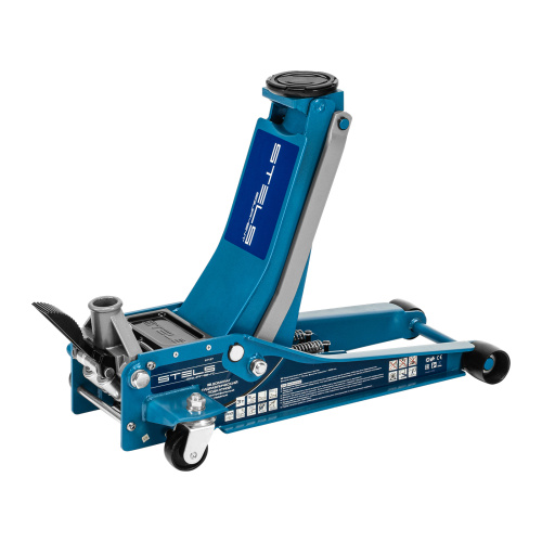 Домкрат гидравлический подкатной 3 т, быстрый подъем, Low profile quick lift, 75-505 мм, профессиональный STELS по ценам производителя в Краснодаре с доставкой по всей России