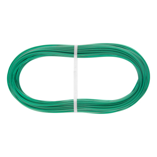 Трос металлополимерный зеленый ПР-2.5, толщина 2.5 мм, моток 20 метров Сибртех по ценам производителя в Краснодаре с доставкой по всей России