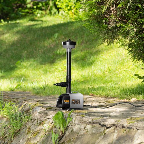 Насос фонтанный FNP110-34, 112 Вт, подъем 3,4 м, 3400 л/ч, колокольчик/каскад/гейзер Denzel по ценам производителя в Краснодаре с доставкой по всей России