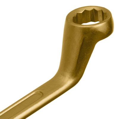 Ключ накидной, 19 х 22 мм, желтый цинк Сибртех по ценам производителя в Краснодаре с доставкой по всей России