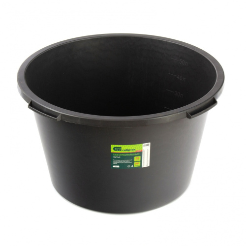 Таз круглый строительный, 60 л Сибртех по ценам производителя в Краснодаре с доставкой по всей России