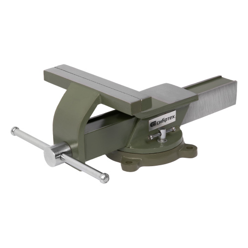 Тиски слесарные, 200 мм, стальные, поворотные Сибртех по ценам производителя в Краснодаре с доставкой по всей России