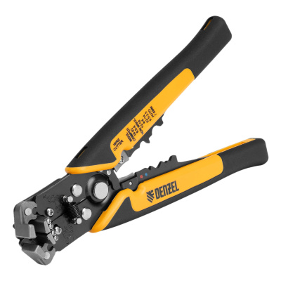 Щипцы для зачистки электропроводов 0,2-6 мм², функция обрезания проводов Denzel по ценам производителя в Краснодаре с доставкой по всей России