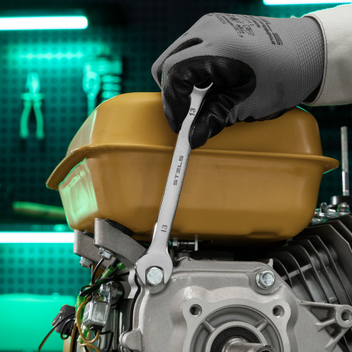 Ключ комбинированный, 13 мм, CrV, матовый хром Stels по ценам производителя в Краснодаре с доставкой по всей России