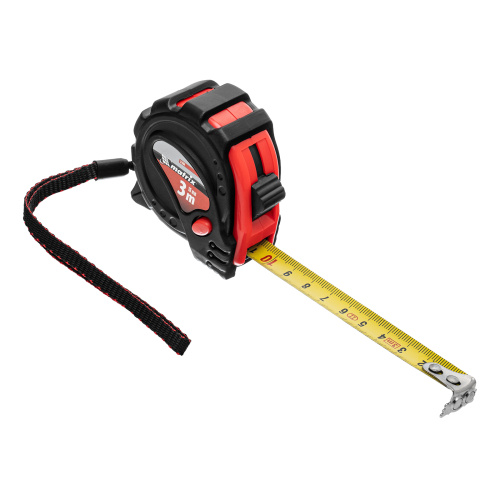 Рулетка Status Magnet 3 fixations,3 м х 16 мм,обрезиненный корпус,зацеп с магнитом Matrix по ценам производителя в Краснодаре с доставкой по всей России