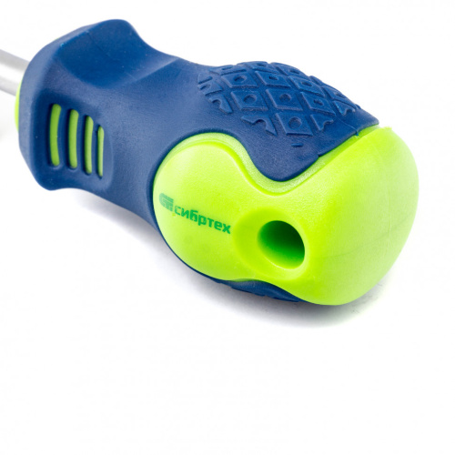 Отвертка, SL6 х 38 мм, CrV, двухкомпонентная рукоятка Сибртех по ценам производителя в Краснодаре с доставкой по всей России