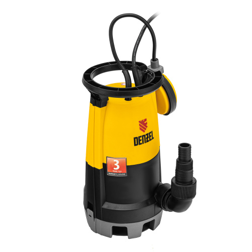 Дренажный насос для чистой и грязной воды DP450S, 450 Вт, напор 6 м, 12000 л/ч Denzel по ценам производителя в Краснодаре с доставкой по всей России