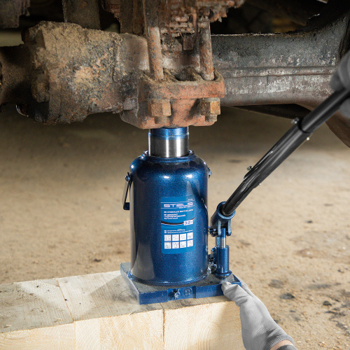 Домкрат гидравлический бутылочный, 32 т, h подъема 260-420 мм Stels по ценам производителя в Краснодаре с доставкой по всей России