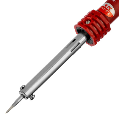 Паяльник, пластиковая рукоятка, медный наконечник с долговечным защитным покрытием, 220 В, 30 W Matrix по ценам производителя в Краснодаре с доставкой по всей России