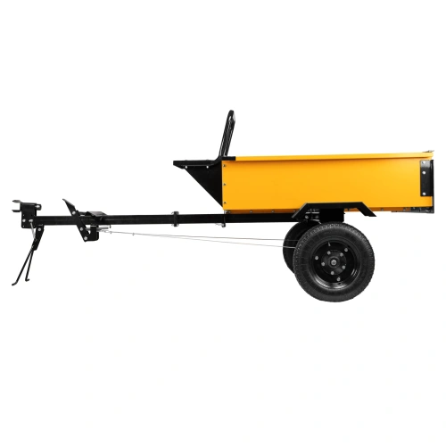 Прицеп для мотоблока TT-500, оцинк., груз. 500 кг, рег. сцепка, колеса 4.00-10, в упаковке Denzel по ценам производителя в Краснодаре с доставкой по всей России