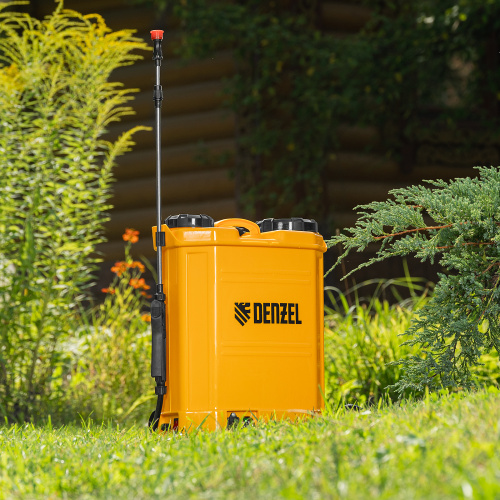 Опрыскиватель ранцевый аккумуляторный D-16LA, 16 л, 12 В, 8 Ач Denzel по ценам производителя в Краснодаре с доставкой по всей России
