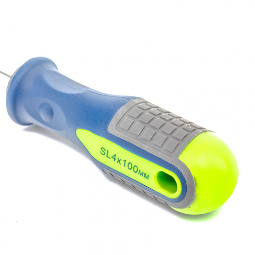 Отвертка, SL4 х 100 мм, CrV, трехкомпонентная рукоятка Сибртех по ценам производителя в Краснодаре с доставкой по всей России