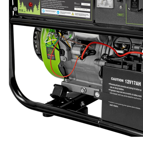 Генератор бензиновый БС-8000Э, 6,6 кВт, 230В, четырехтактный, 25 л, электростартер Сибртех по ценам производителя в Краснодаре с доставкой по всей России