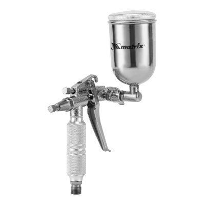 Краскораспылитель пневматический для финишных работ с верхним бачком V 0,1 л, сопло D 0.5 мм Matrix по ценам производителя в Краснодаре с доставкой по всей России