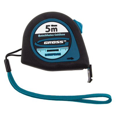Рулетка "Ergonomisch",5 м x 19 мм,магнитный обрезиненный зацеп Gross по ценам производителя в Краснодаре с доставкой по всей России
