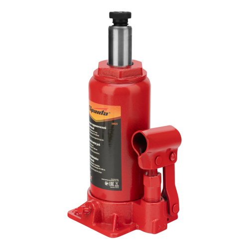 Домкрат гидравлический бутылочный, 5 т, h подъема 195-380 мм Sparta по ценам производителя в Краснодаре с доставкой по всей России