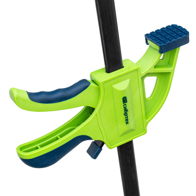 Струбцина F-образная, быстрозажимная, 200 х 70 х 420 мм, пластиковый корпус, фиксатор, двухкомпонентная рукоятка Сибртех по ценам производителя в Краснодаре с доставкой по всей России