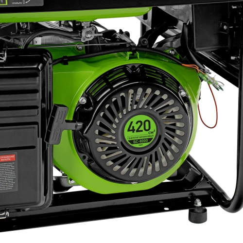 Генератор бензиновый БС-8000, 6,6 кВт, 230В, четырехтактный, 25 л, ручной стартер Сибртех по ценам производителя в Краснодаре с доставкой по всей России