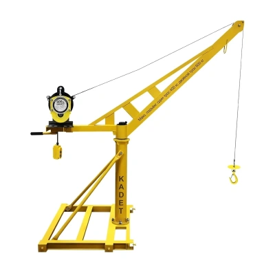 Мини кран KADET поворотный с лебёдкой KCD 500 кг 50м 220в