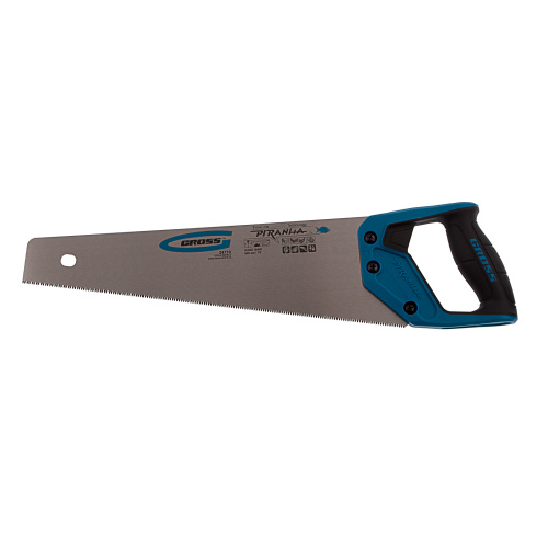 Ножовка по дереву "Piranha", 400 мм, 11-12 TPI, зуб-3D, каленый зуб, двухкомпонентная рукоятка Gross по ценам производителя в Краснодаре с доставкой по всей России
