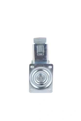 Колесо поворотное усиленное резина SRCB 63 160 мм с тормозом по ценам производителя в Краснодаре с доставкой по всей России