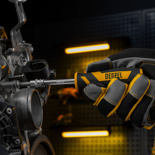 Набор инструментов, 1/2", 1/4", CrV, S2, пластиковый кейс, 194 предмета Denzel по ценам производителя в Краснодаре с доставкой по всей России